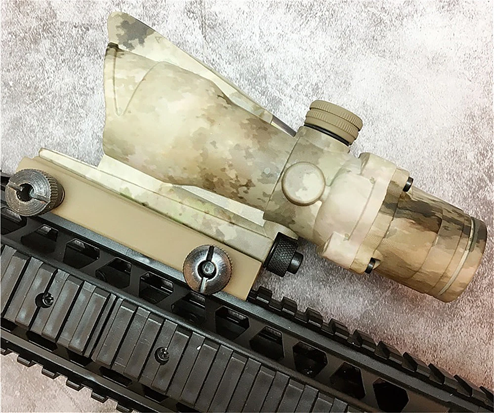 Trijicon T-eagle ACOG 1x32 оптические винтовки прицелы пятнистость красная точка M416 сетка с 20 мм креплениями прицел охотничья Оптика прицел