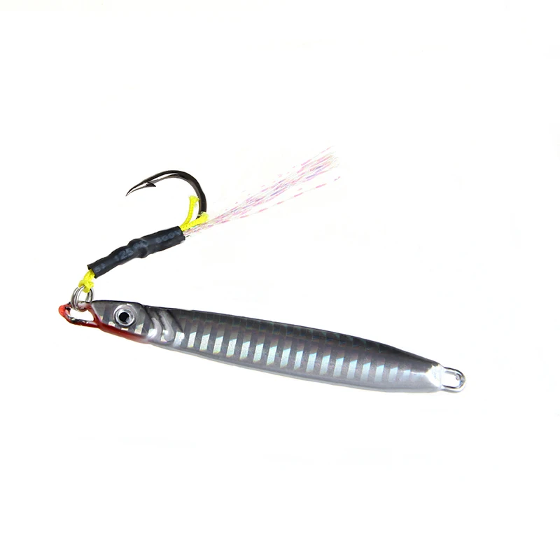 40 г металлическая приманка ложка для джиггинга морской рыбалки свинцовые