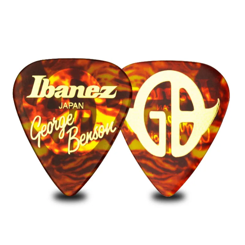 

1pc 1100GB Guitar Picks George Benson Signature Ibanez Bass Mediator Acoustic Electric Accessories Classic leopard Guitar Picks