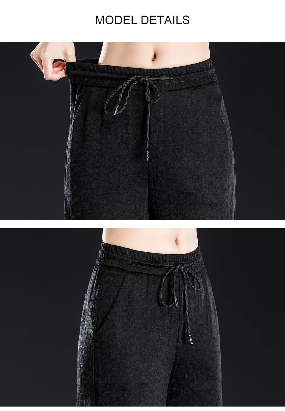 Shangege Summer Black Women Full Length Loose Straight Wide Leg Pants Elasticity High Waist Sashes Plust Size 4XL 5XL 6XL