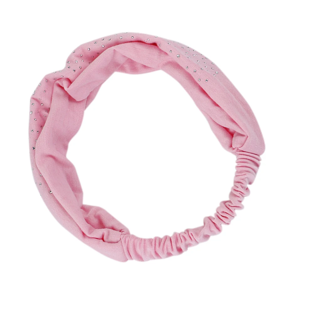 Повязка на голову с блестящими украшениями женская стильная ободок тюрбан