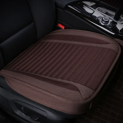 

Four seasons general car seat linen breathable single single pad auto mat healthy free shipping universal interior accessories