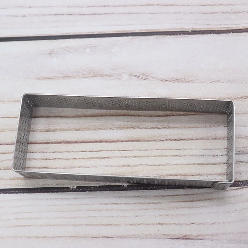 

GREAT 1pcs/set Stainless Steel Cake Mousse Ring 3D Rectangle & Square Cake Mold Cake Fondant Decorating Tools Baking Tools