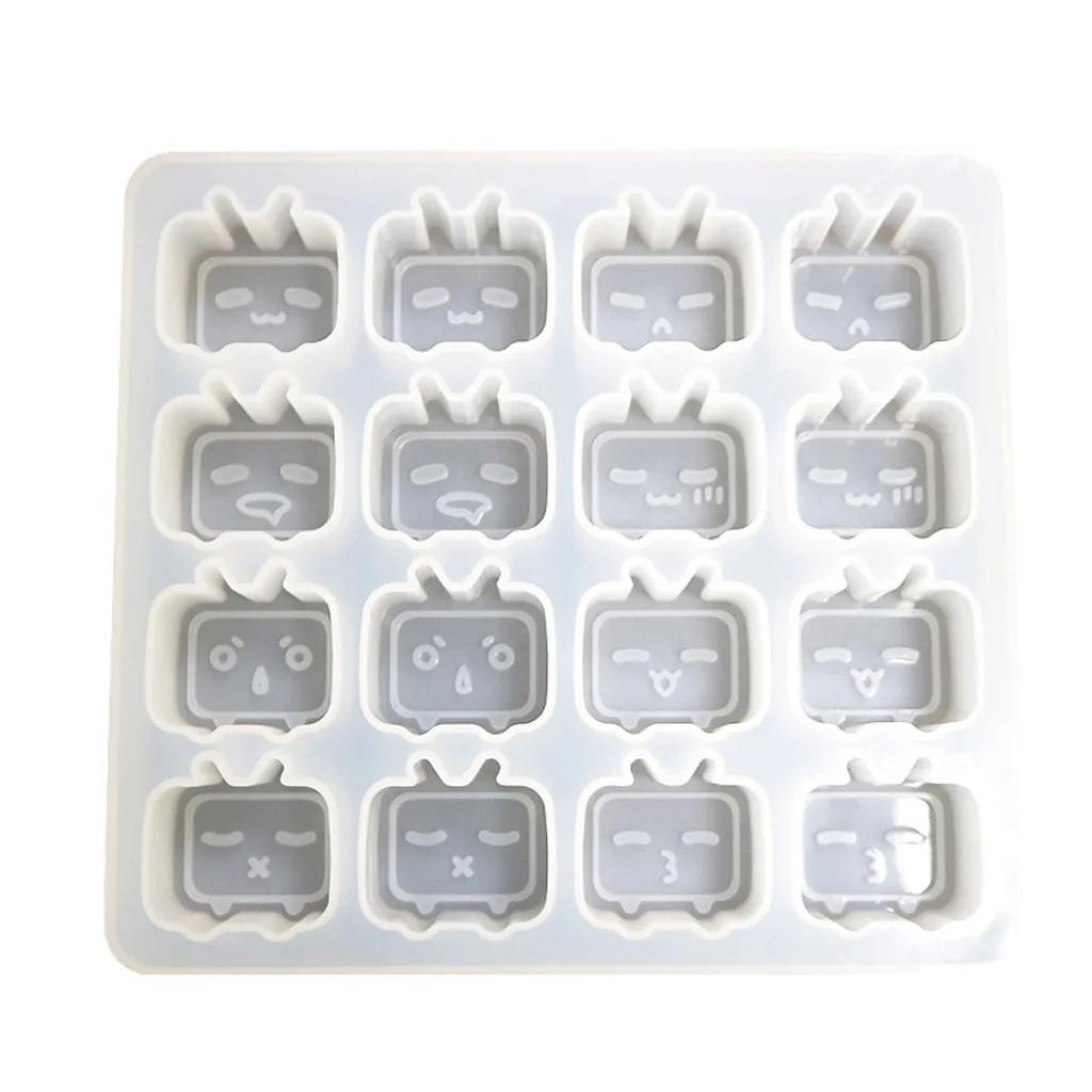Cartoon Television Pendant UV Resin Mold Jewelry Silicone Mold Jewelry Making