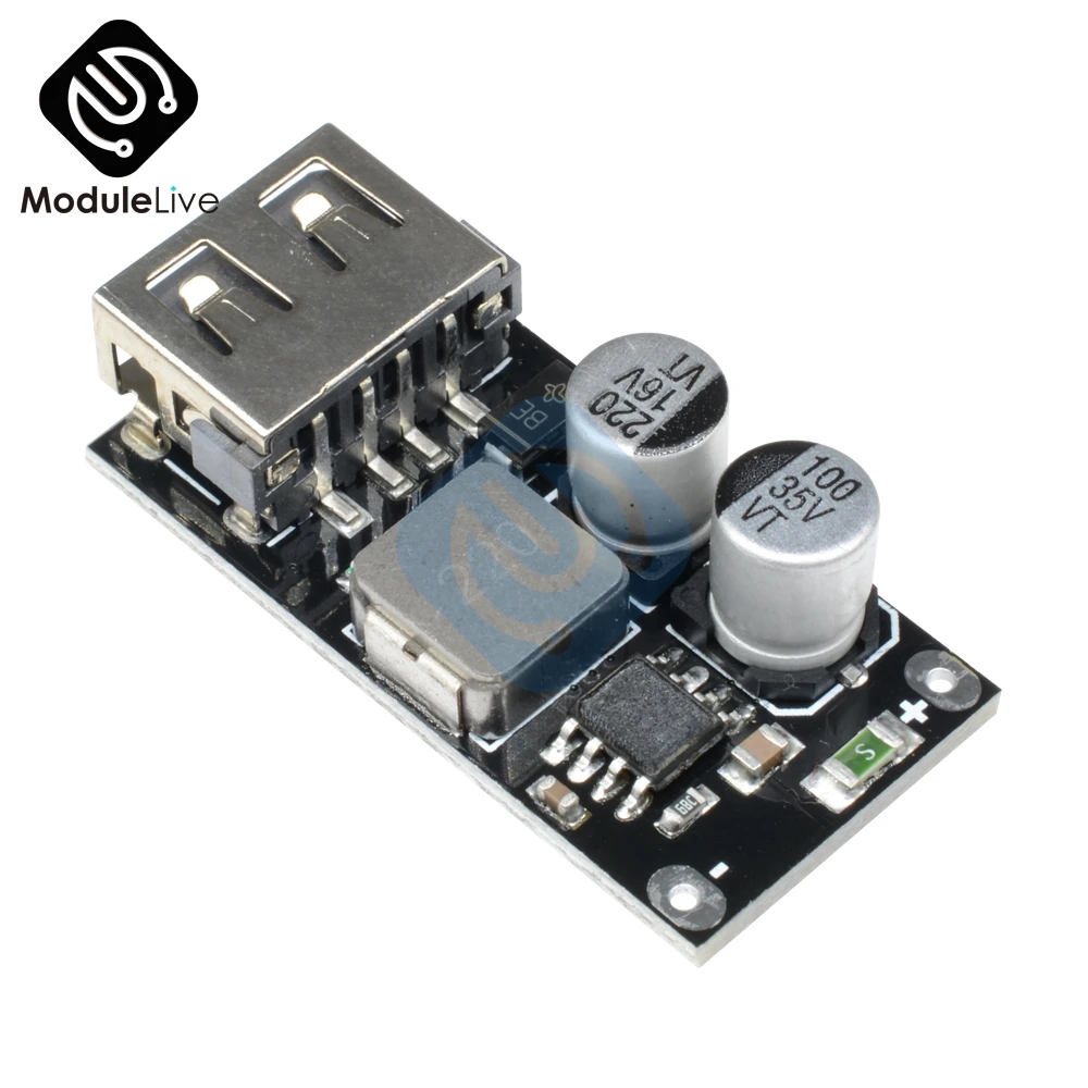 10 шт. QC3.0 QC2.0 USB DC понижающий преобразователь модуль зарядки 6 32 в 9 12 В 24 для