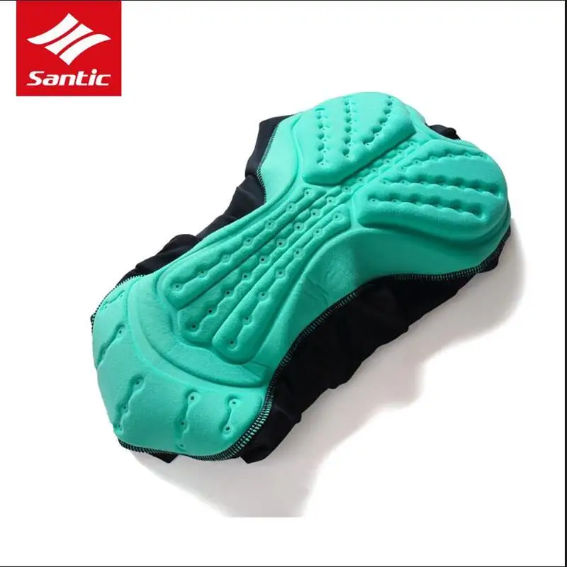 Велосипедные брюки Santic мужские длинные штаны с 4D подкладкой светоотражающие