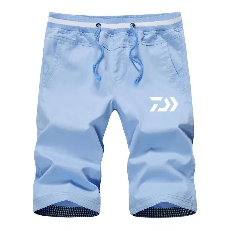 Новые Брендовые мужские рыболовные шорты DAIWA, летние мужские уличные спортивные шорты с принтом, Мужские дышащие свободные рыболовные шорты DAWA - Цвет: 34
