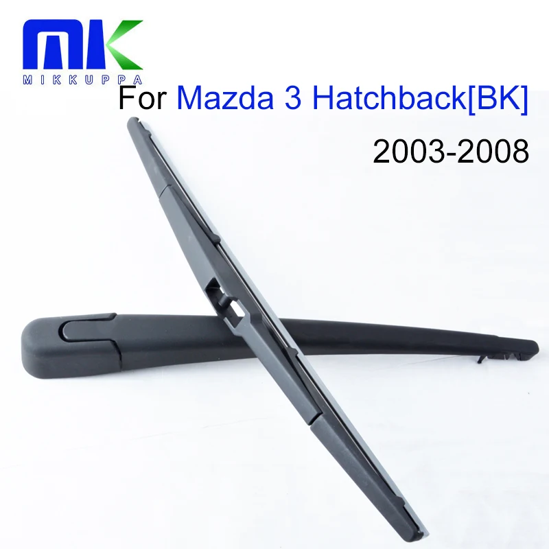 Mikkuppa Front And Rear Wiper Arm Blade For Mazda 3 Hatchback[BK] 2003 2004 2005 2006 2007 2008 Rubber Auto CarAccessories | Автомобили и