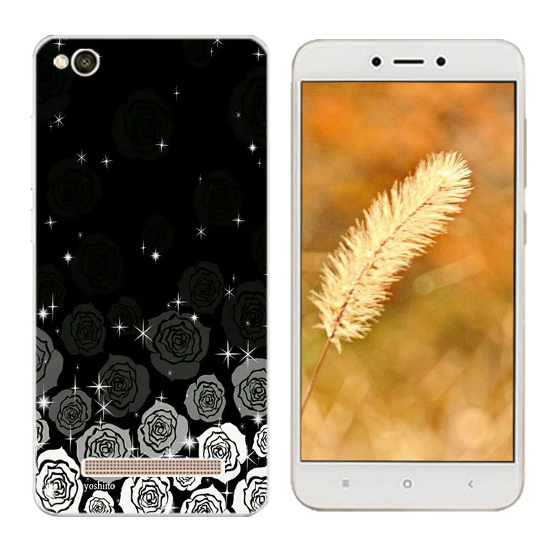 Cases for Xiaomi Redmi 4A Triangle Printing 5.0&quot Soft Case 4a Cover Silicone 4 A Redmi4a Bags |