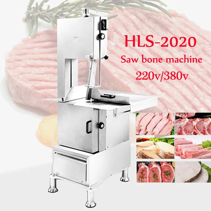 

380V /220v Stainless steel saw bone machine Commercial cut bone machine electric food cutter for frozen meat/ribs/fish/bones