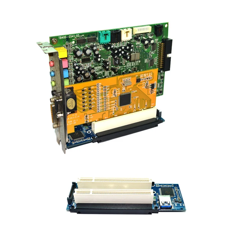 Настольный Pci-Express Pci-E к Pci адаптер карта Pcie двойной слот расширения Usb 3 0 добавить