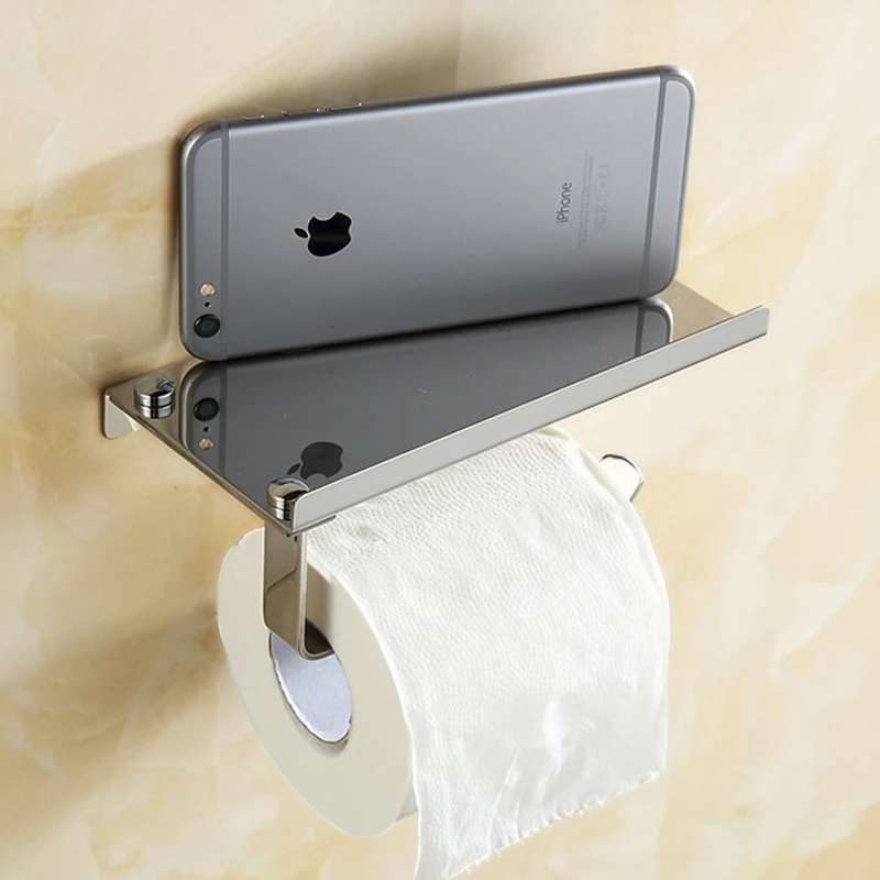 1 шт. держатель для туалетной бумаги из нержавеющей стали|bathroom accessories|kitchen
