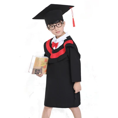 unisex red Одежда для детей учебная одежда платье детский сад Dr ткань Градуированные костюмы бакалавров Dr cap - Цвет: unisex red
