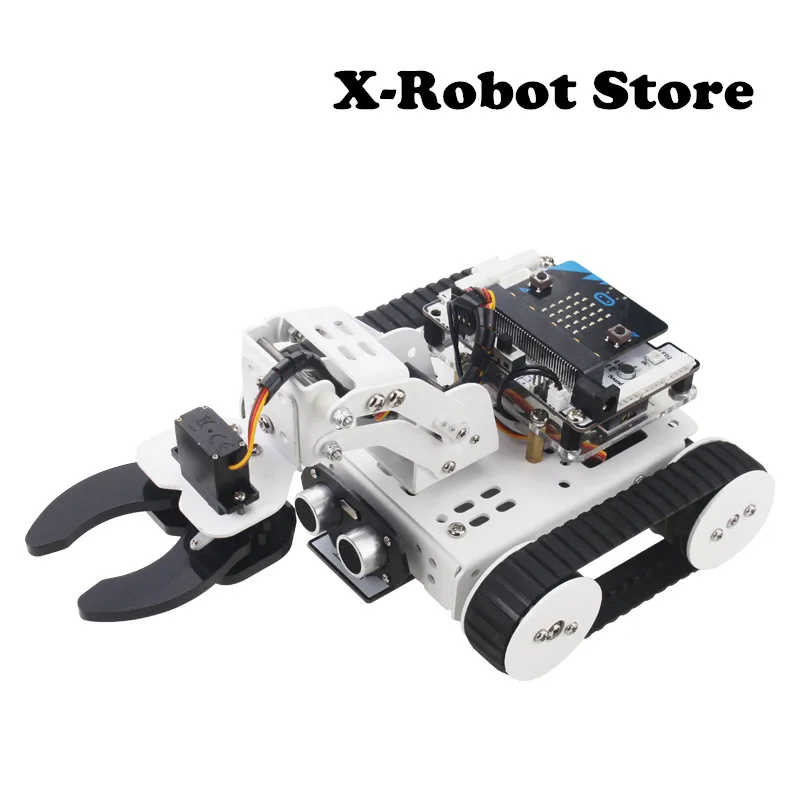 Умный робот автомобиль DIY micro:bit Qtruck/python развивающий микробит программируемый