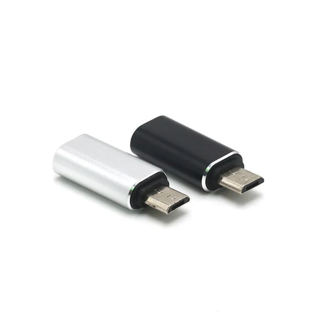 Новый переходник Micro USB папа мама Type C конвертер соединитель из алюминиевого