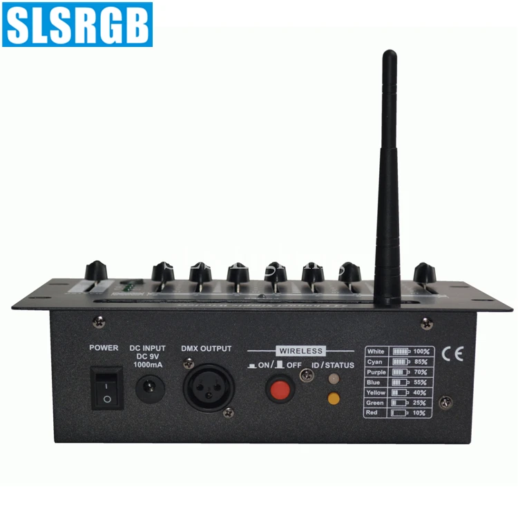 SLS-1346 24CH простой dmx 512 с беспроводной консолью для сцсветильник 24-канальная