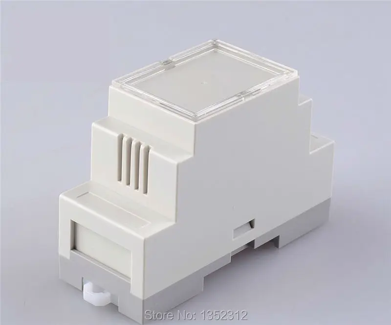 

10 pcs/lot 87*60*36mm PLC Switch box industrial boxes electrical box abs plastic case standard din rail enclosure control box