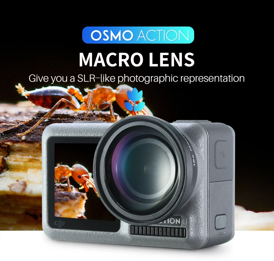 Ulanzi OA-5 15X макро объектив OA-6 Рыбий глаз объектив HD 4K Оптическое стекло фотообъективы для DJI Osmo аксессуары для экшн-камеры