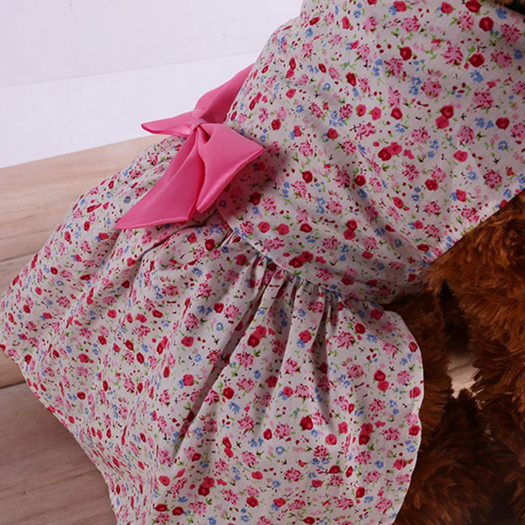 Transer собака платье полиэстер коврик для собак летние сужающаяся к талии футболка