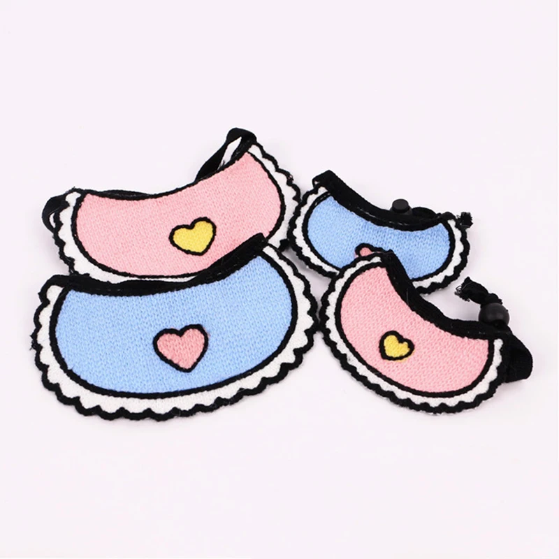 Нагрудники в форме французского бульдога с сердечками аксессуары для домашних