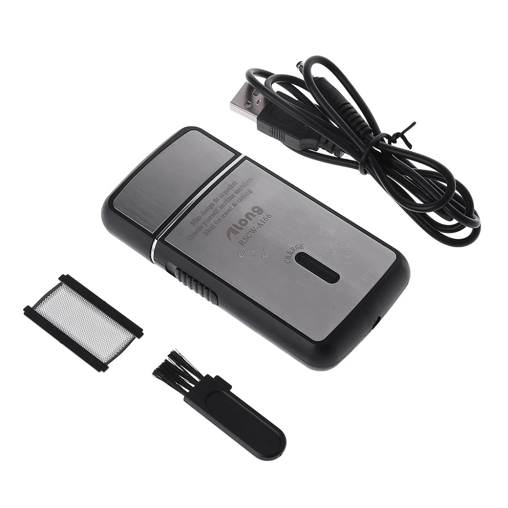 Высокоэффективная Мужская электрическая бритва Foil Slim USB аккумуляторная