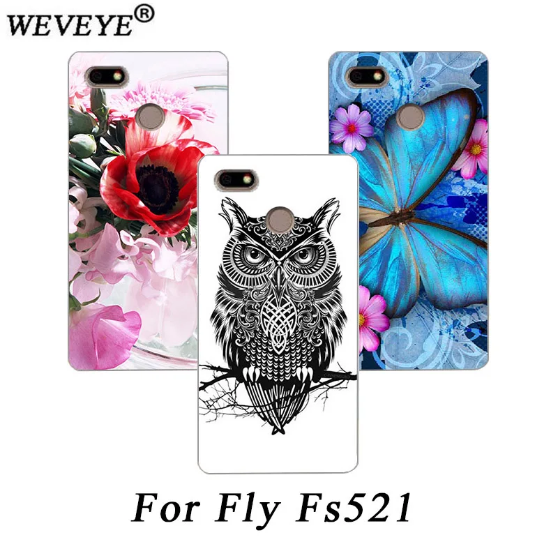 WEVEYE чехол для телефона Fly FS521 Чехлы высокое качество роспись с узорами