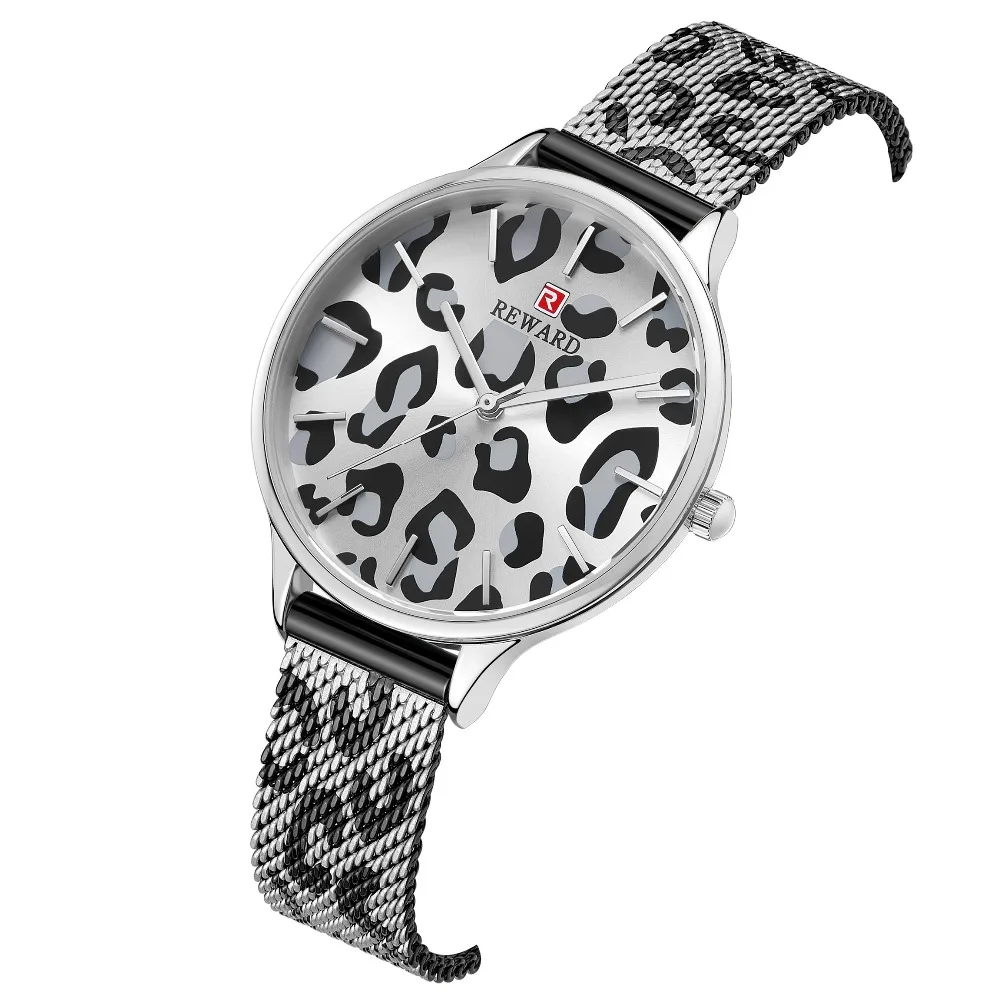 Часы наручные женские с леопардовым принтом брендовые модные водонепроницаемые