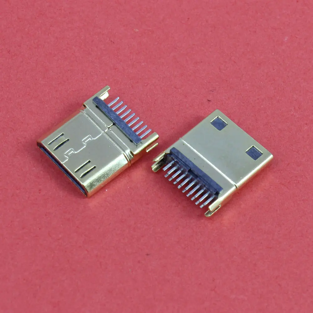 ChengHaoRan 1 шт. позолоченный штекер 19Pin HDMI Тип C Mini разъем типа шина|hdmi jack|jack hdmihdmi mini plug |