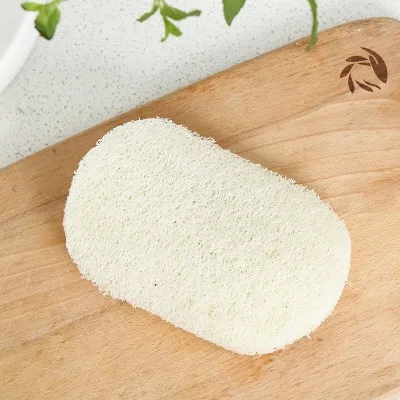 Прочный для мытья посуды loofah антипригарная масляная щетка горшок бытовой чистящий коврик растительное волокно loofah стирка(2 шт
