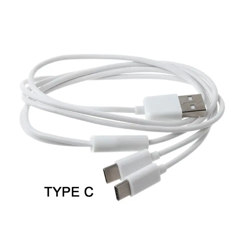 Портативный USB 2 0 Тип A Мужской Двойной C сплиттер папа Y зарядный кабель для