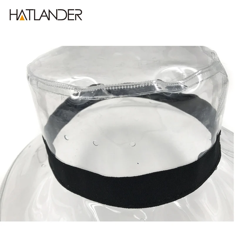 [HATLANDER] Модные прозрачные шляпы с солнцезащитным козырьком для женщин стильная