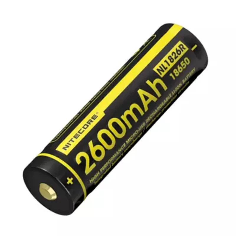 NITECORE NL1826R 18650 2600mAh 3 6 V Micro USB литий ионный аккумулятор (1 шт)|battery operated hand fan|batteries