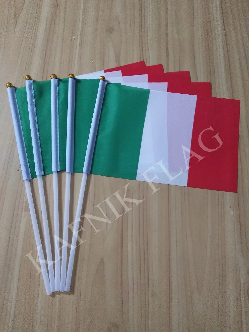 

KAFNIK,5pcs Italy Hand flag Waving National Flag,free shipping