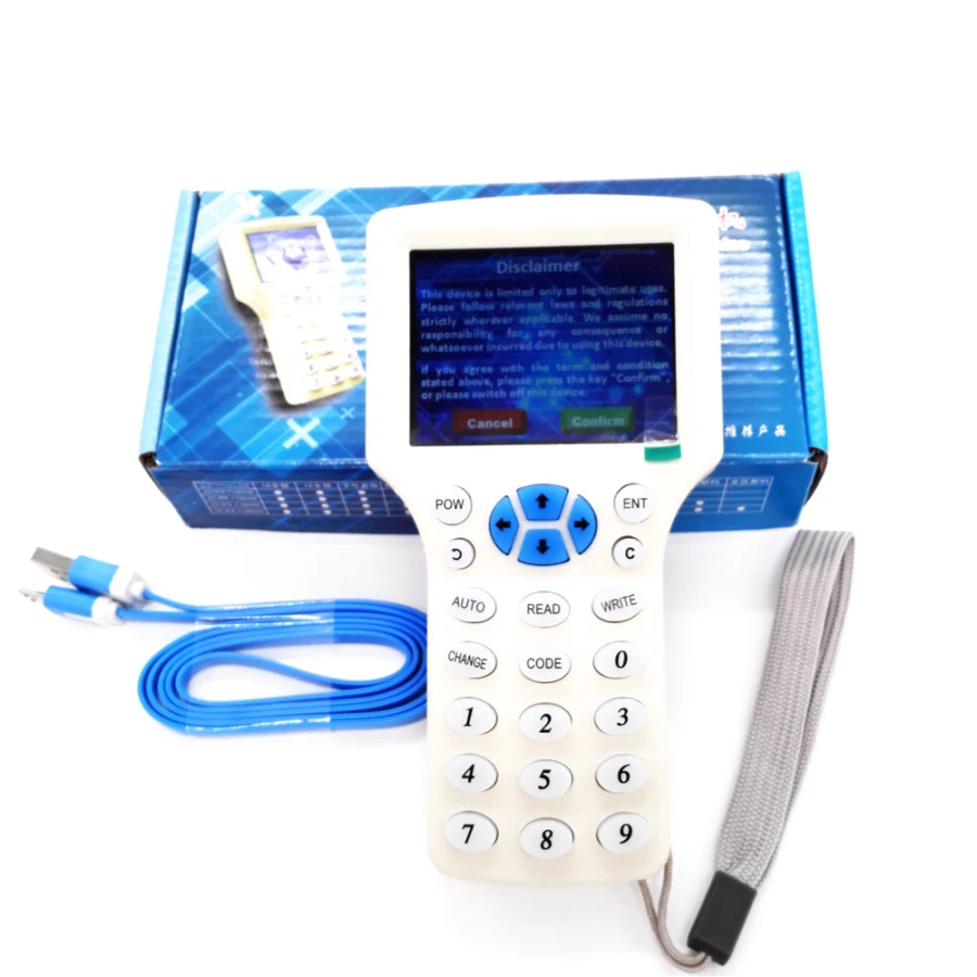 Карманная смарт-карта IC NFC ID 9 частоты RFID копировальный аппарат считывающее