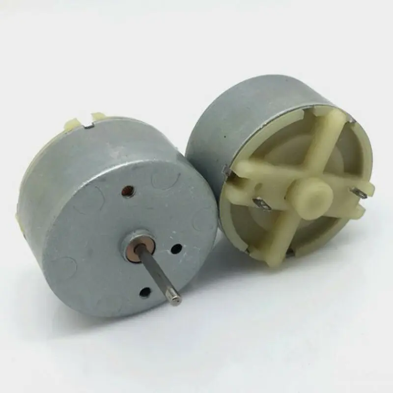 RF-500TB мини 500 Мотор DC микро круглый, маленького размера, круглой формы с диаметром 32 мм Диаметр 12 V-24 V 5200 об/мин для колокол аромат смеситель компакт-дисков DVD VCR хобби Игрушечная модель
