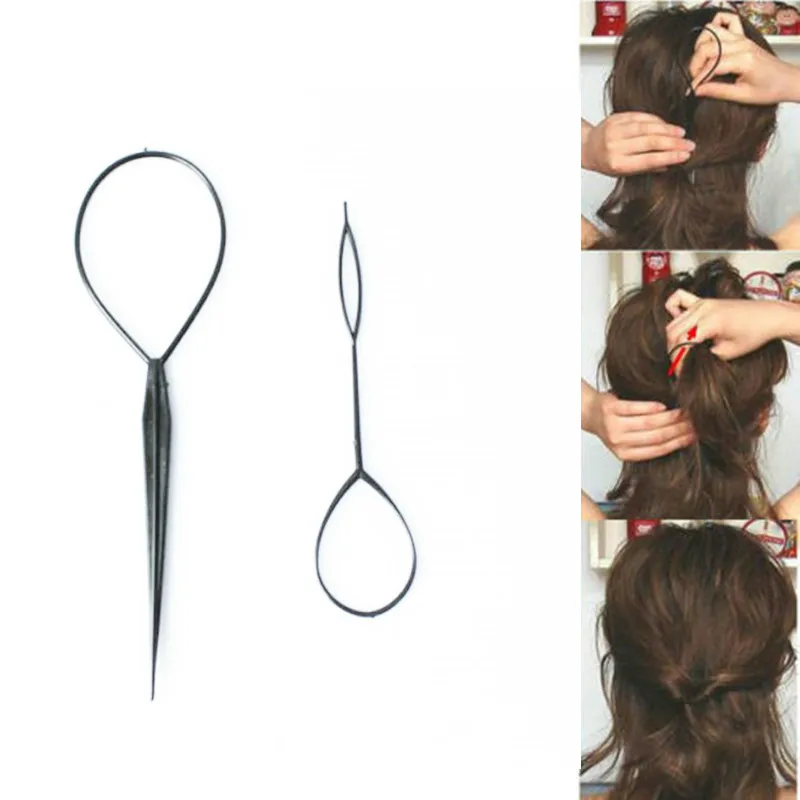2 шт. пластиковые зажимы для волос 1 пара|styling tools|topsy tail hair toolhair clip tool |