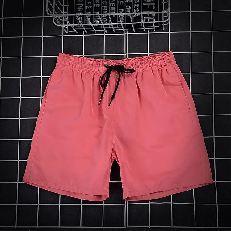 Мужские летние шорты 2019 высококачественные хлопковые однотонные для отдыха