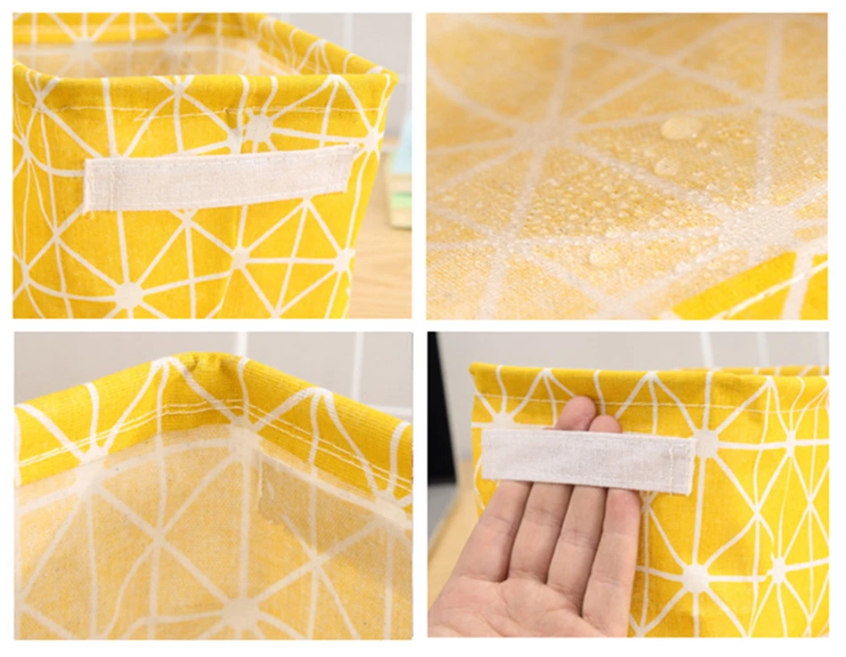ONEUP корзина для хранения DIY настольный органайзер для Складывания Белья коробка для хранения игрушек разное нижнее белье косметический Органайзер корзина для белья