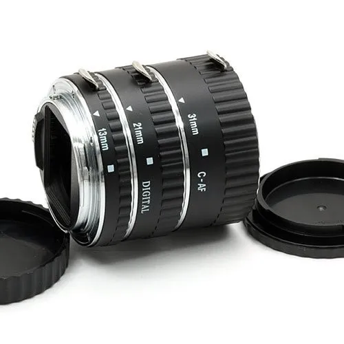 Meike металлическая Автофокус AF Макро Удлинитель для Canon EOS 5D Mark II III 6D 7D 60D 70D 600D 650D 700D T5i T4i