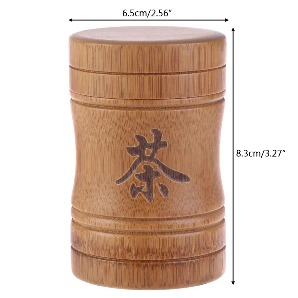 Миниатюрная чайная коробка из бамбукового материала дорожная уличная ваза