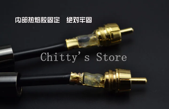 

1RCA male to 2RCA female AV line audio line