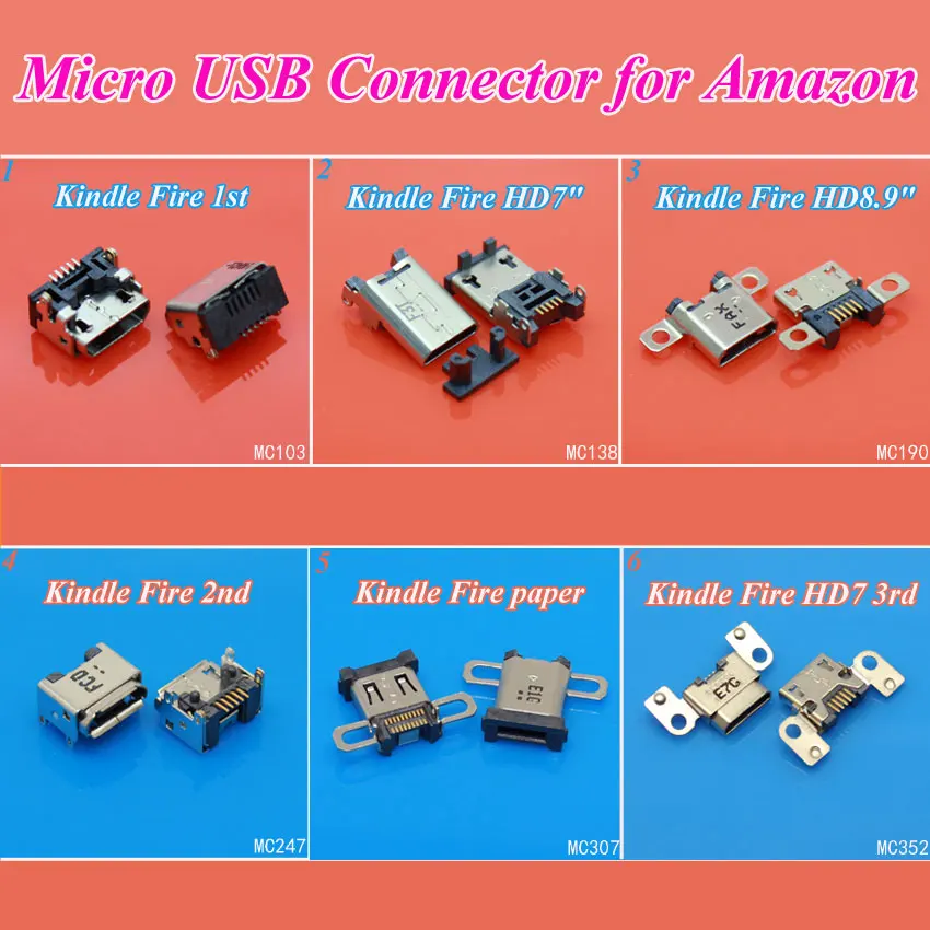 Cltgxdd 1 шт. USB порт для зарядки DC разъем питания Amazon Kindle Fire 1st 2nd HD7 HD8.9 3rd | Обустройство
