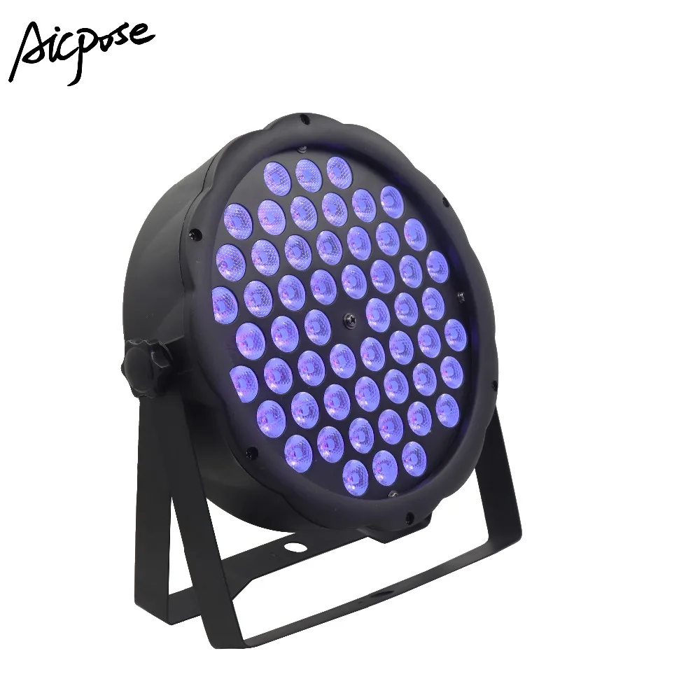 54x3 Вт УФ-свет 54*3 УФ-Led Par огни настенная шайба диско-свет DMX контроллер сценическое