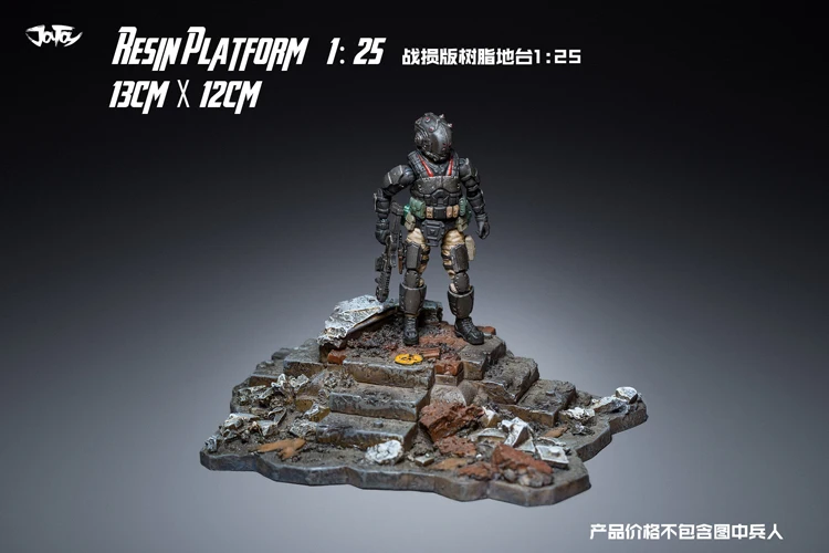 JOYTOY 1/25 Battle-damaged Resin Platform for Action Figure DIY | Игрушки и хобби