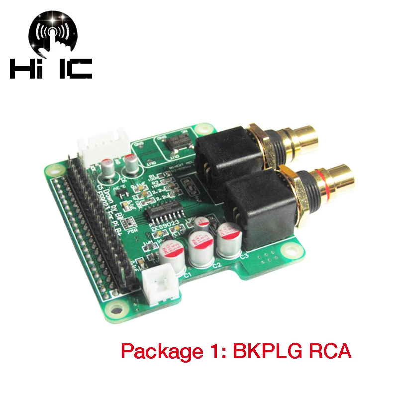 Ies HiFi DAC цифровая Аудио Звуковая карта ES9023 Плата расширения декодирования доска кодер для Raspberry pi3 pi2 B