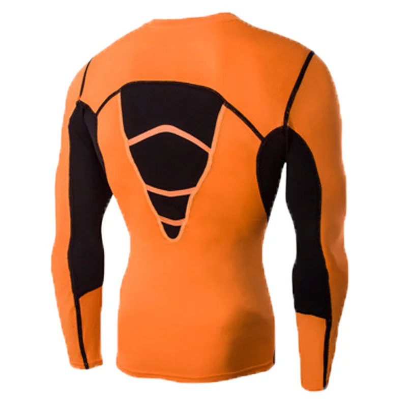 Spring and Autumn Men's Long Sleeves Outdoor Sports T-shirt Running Breathable Perspiration Comfortable Round Neck Easy To Dry48 | Спорт и