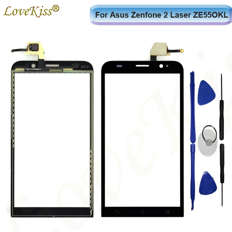 Передняя панель 5 дюйма для ASUS Zenfone 2 Laser ZE550KL ZE551KL Z00TD сенсорный экран ЖК дисплей