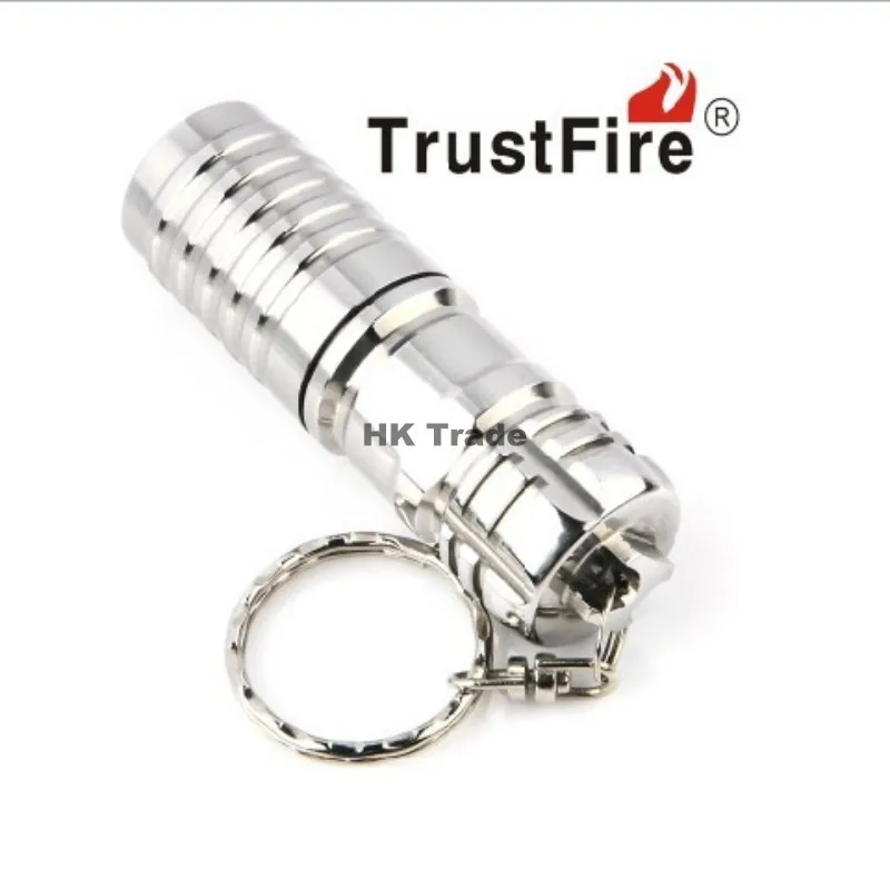 TrustFire mini 02 Cree T6 1000LM новейший дизайн со светодиодным брелком из нержавеющей стали