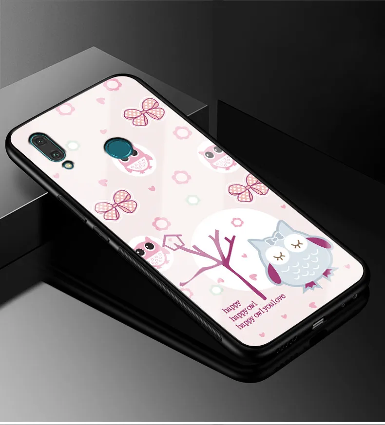 31 Для huawei P Smart чехол для оргстекло PC чехол для телефона черный ТПУ бампер для huawei Honor 10 Lite Крышка P Smart 6,21 - Цвет: 31