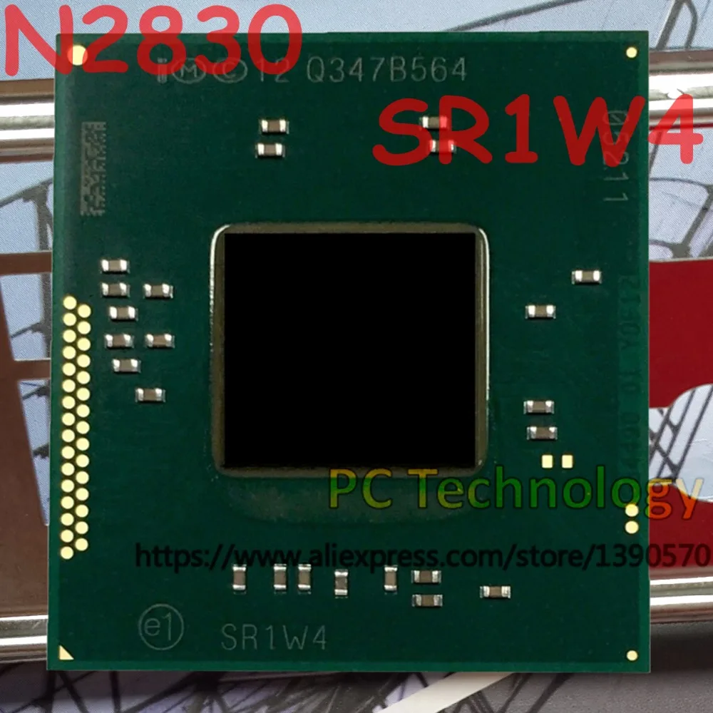 Оригинальный процессор Intel Celeron SR1W4 N2830 2 167 ГГц двухъядерный 100% тестовый чип bga